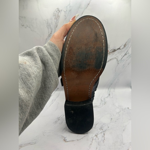 Sam Edelman Drea Studded Boots Size 8 Women’s Black Shiny Furry Sparkly Booties - Picture 9 of 9